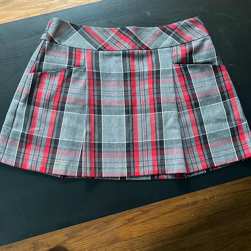 F & F pleated mini skirt from Ireland.